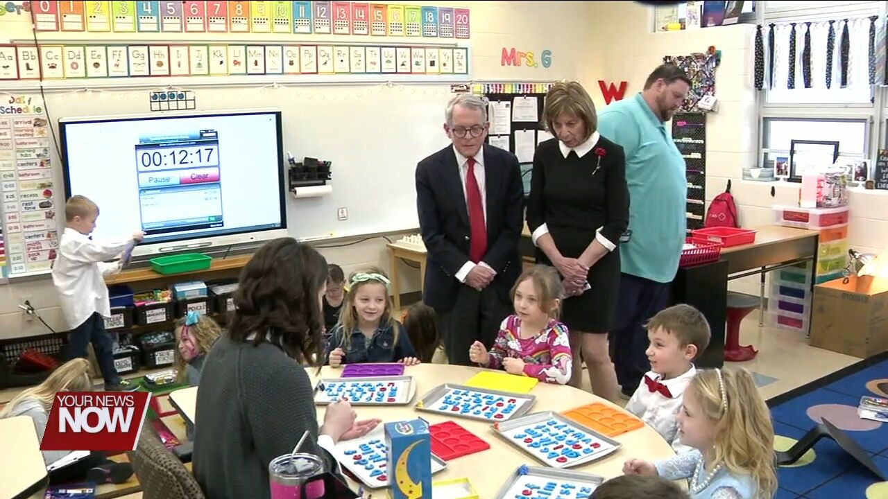 Cridersville Elementary School welcomes Ohio Governor and First Lady where they discuss the science of reading